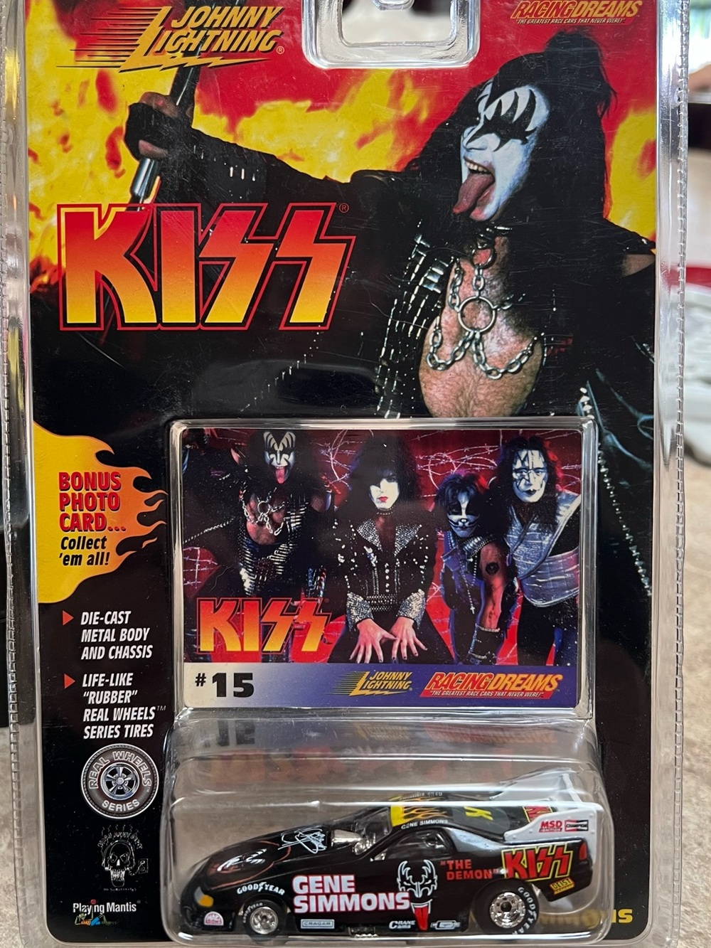 KISS Gene Simmons 'The Demon' Collectible Toy Car - Black